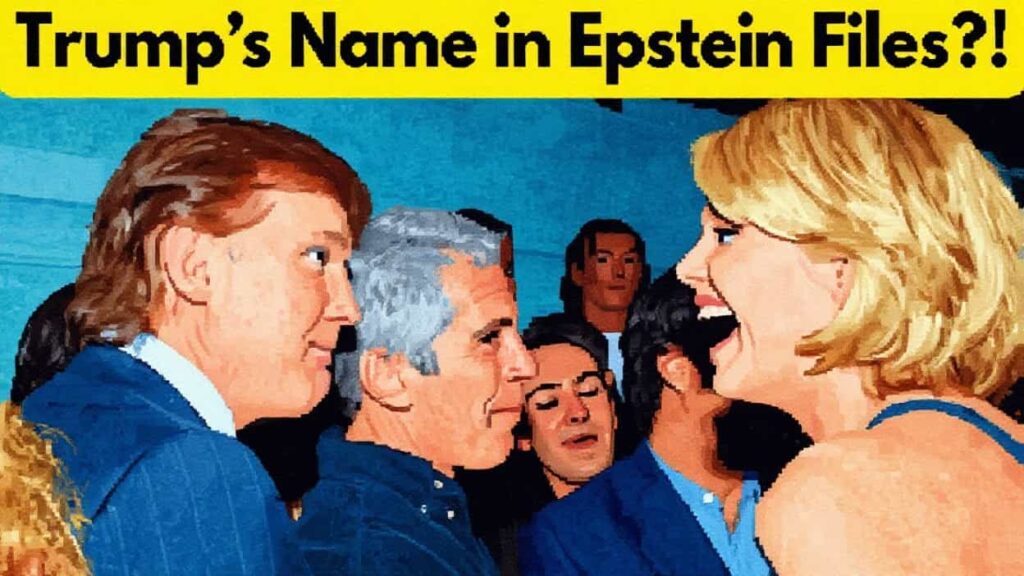 Trump name in Epstein files
